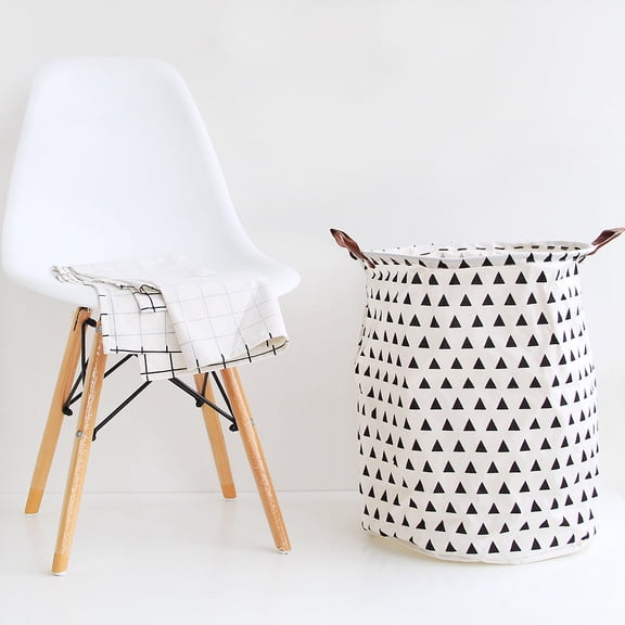 Nvzi-a Collapsible Laundry Basket in Bedroom Waterproof Laundry Hamper in Bathroom Large Laundry Bag in College Dormitory Cloakroom Livingroom Nursery Organizer Toy Bin