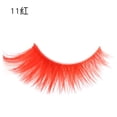 thumbnail image 1 of Nvzi-a Colored Eyelashes Mink Lashes , Fluffy Colorful Lash Clusters, Dramatic Long Thick Cat Fox Eye Lashes Full Curly False Eyelash, Curl Salon Extensions Strip 3 Pairs（A12）, 1 of 2