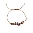 thumbnail image 1 of Nvzi-a Handmade Beaded Bracelet, Suitable for Men and Women, Natural Stone Crystal Beaded Bracelet Adjustable Stone Bracelet (Brown), 1 of 1