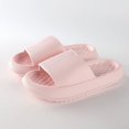 thumbnail image 1 of Nvzi-a Pillow Slippers for Women and Men Non Slip Quick Drying Shower Slides Bathroom Sandals ，Ultra Cushion ，Thick Sole（Size：40-41，Pink）, 1 of 2