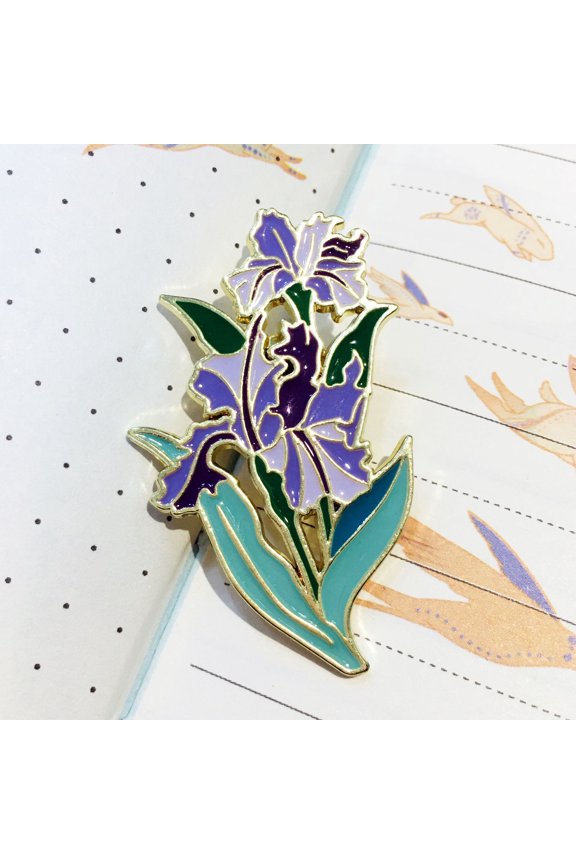 Pins Alloy Enamel Lapel Pin for Clothing Jackets Backpacks Clothes Caps Bags Hats Decorations-Style H
