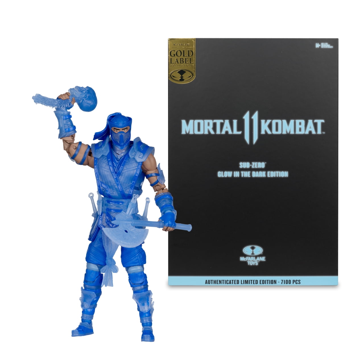 Mortal Kombat Sub-Zero Glow In The Dark Edition Gold Label 7