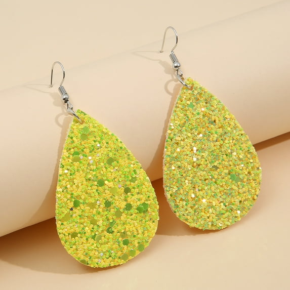 Nvzi-a Retro New Unique Design Style Dangle Drop Earrings for Women Ethnic Bohemian Vintage Jewelry (Yellow)