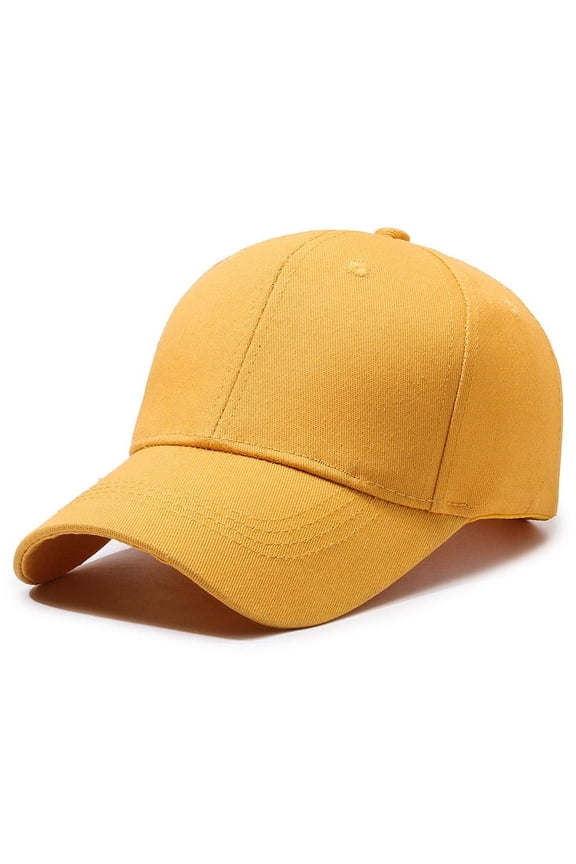 Nvzi-a Set of 2, Baceball Cap Sports Athletic Fitted Hat,Yellow