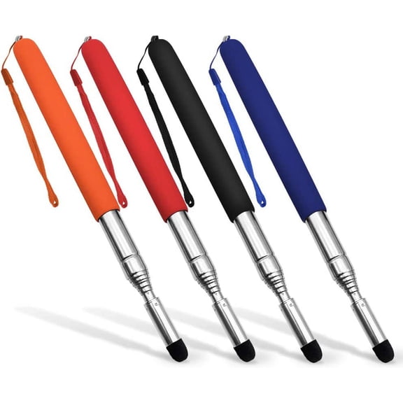 Nvzi-a Teachers Pointer Stick, Telescopic Teaching Pointer, Retractable Classroom Whiteboard Pointer Extendable for Teachers, Guides, Coach