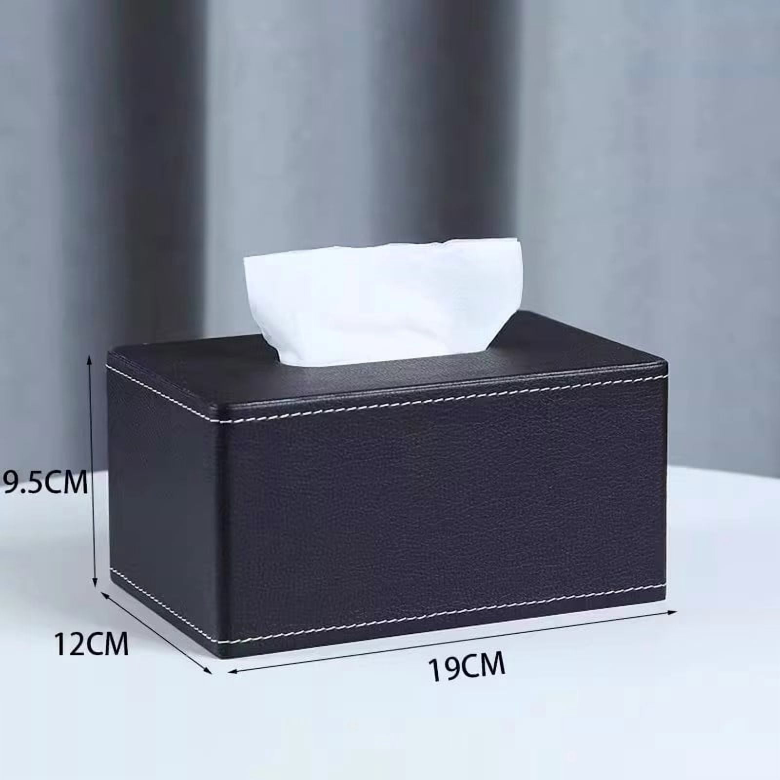 Large Rectangular Tissue Box Cover Nvzi-a Tissue Box Cover, Leather Tissue Box Holder, Rectangular Tissue ...
