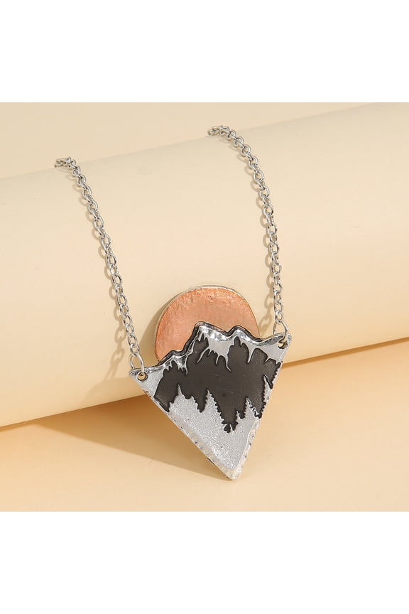 Nvzi-a Vintage Necklace Fashion Jewelry Sweater Chain Necklace Handmade Jewelry for Women (Silvery)