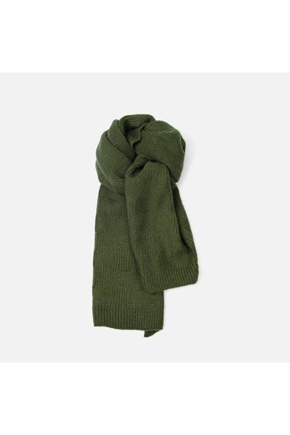 Women's Warm Scarf,Rich Solid Colors Winter Scarves Super Soft Scarf for Women WinterCold Weather AccessoriesGreen