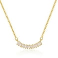 thumbnail image 1 of Nvzi-a handmade necklace pendant suitable for men and women, set with zircon pendant necklace (gold), 1 of 1