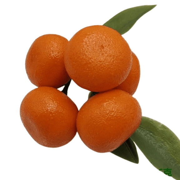 Nvzi artificial orange fake orange simulation mini orange decoration kitchen table decoration realistic artificial fruit bowl tray for family gatherings kitchen holiday decoration -5 heads (5 sets)