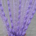 thumbnail image 1 of Nvzi -b 2 Pcs 39.37*110.24in Decorative Door String Curtain Lantern line W029USl Panel Fringe Window Room Divider Blind for Coffee House Parts Door Divider Tassel Screen Decoration ，Light Purple, 1 of 4