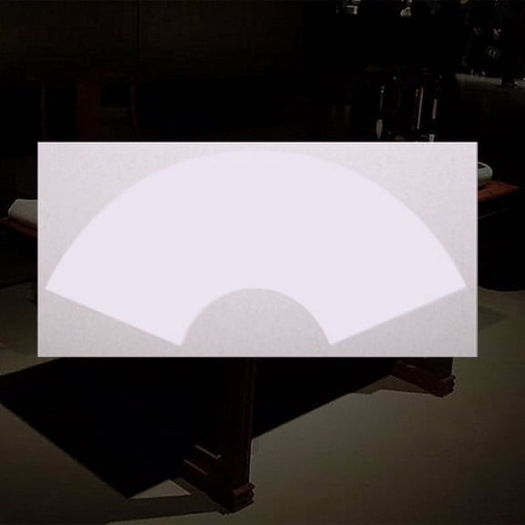 Nvzi -b 20pcs Calligraphy Writing Paper Chinese Rice Papers Fan Shaped Calligraphy Paper Printmaking Paper Chinese Rice Paper Sheets Craft Paper Sheets，Sheng Xuan，19.7*11.8in，Fanshaped B