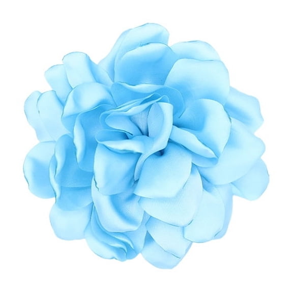 Nvzi -b 2pcs Dainty Satin Fabric Brooches for Women Rose Floral Brooch for Party Dance Wedding Banquet Fashion Brooch Pin for Women ,Light Blue