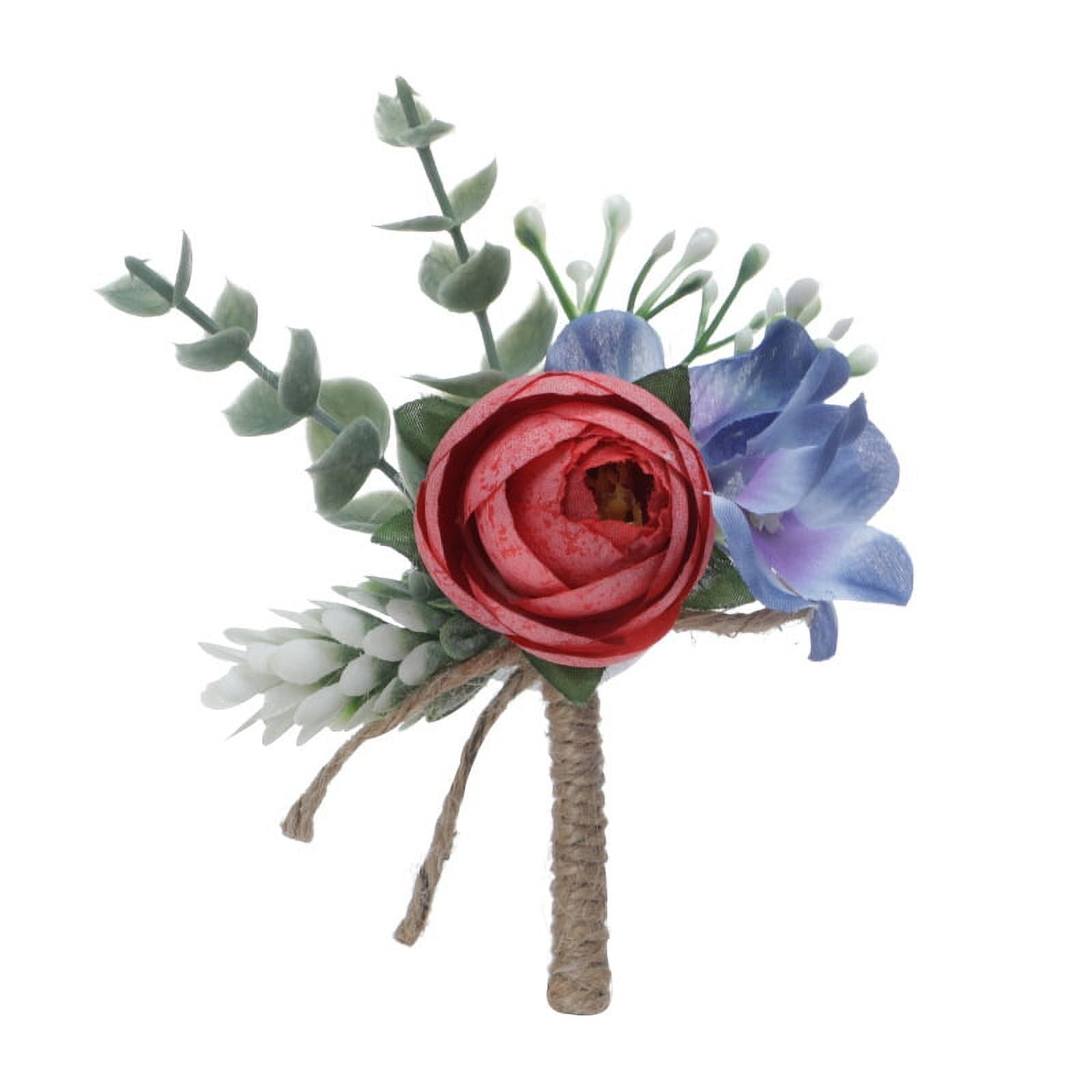 Lapel Flower Gold Leaf Pin Rose For Wedding Boutonniere Stick For Groo Suit Set Of 18 Pins