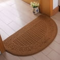 thumbnail image 1 of Nvzi -b Bathroom Rug Mat, Non-Slip Plush Shaggy Bath Carpet, Machine Wash Dry, Bath Mats for Bathroom Floor, Tub and Shower, Bathroom Runner BathMatAccessories Decor, Brown 04,16*24inch, 1 of 4