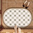 thumbnail image 1 of Nvzi -b Bathroom Rug Mat , Non-Slip Plush Shaggy Bath Carpet, Machine Wash Dry, Bath Mats for Bathroom Floor, Tub and Shower, Bathroom Runner Bathmat Accessories Decor 15*23inch (E), 1 of 4