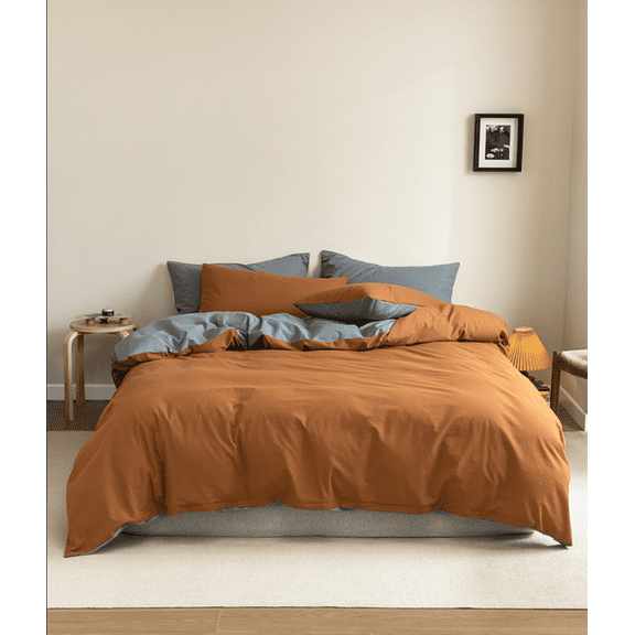 Nvzi -b Bed Sheets Set, Bedding Sheets Pillowcases Kit, Twin Bed Set, Hotel Bedding, Home Decor(Brown Gary)