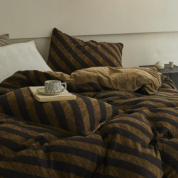 Nvzi -b Bed Sheets Set, Bedding Sheets Pillowcases Kit, Twin Bed Set, Hotel Bedding, Home Decor(Brown)