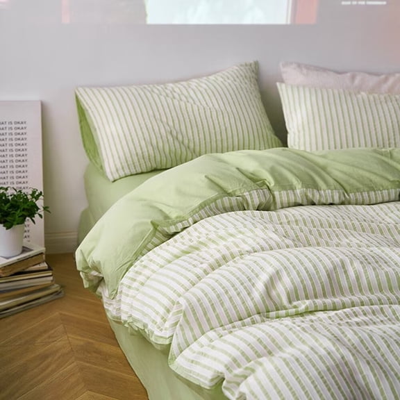 Nvzi -b Bed Sheets Set, Bedding Sheets Pillowcases Kit, Twin Bed Set, Hotel Bedding, Home Decor(Green)