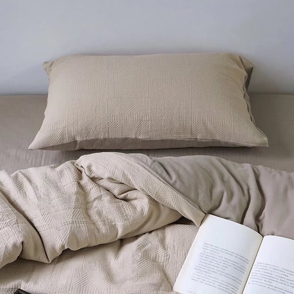 Nvzi -b Bed Sheets Set, Bedding Sheets Pillowcases Kit, Twin Bed Set, Hotel Bedding, Home Decor(Khaki)