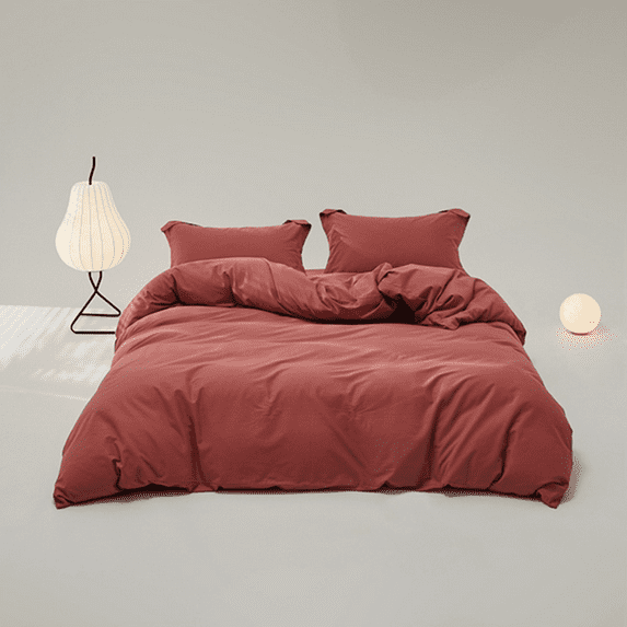 Nvzi -b Bed Sheets Set, Bedding Sheets Pillowcases Kit, Twin Bed Set, Hotel Bedding, Home Decor(Red)