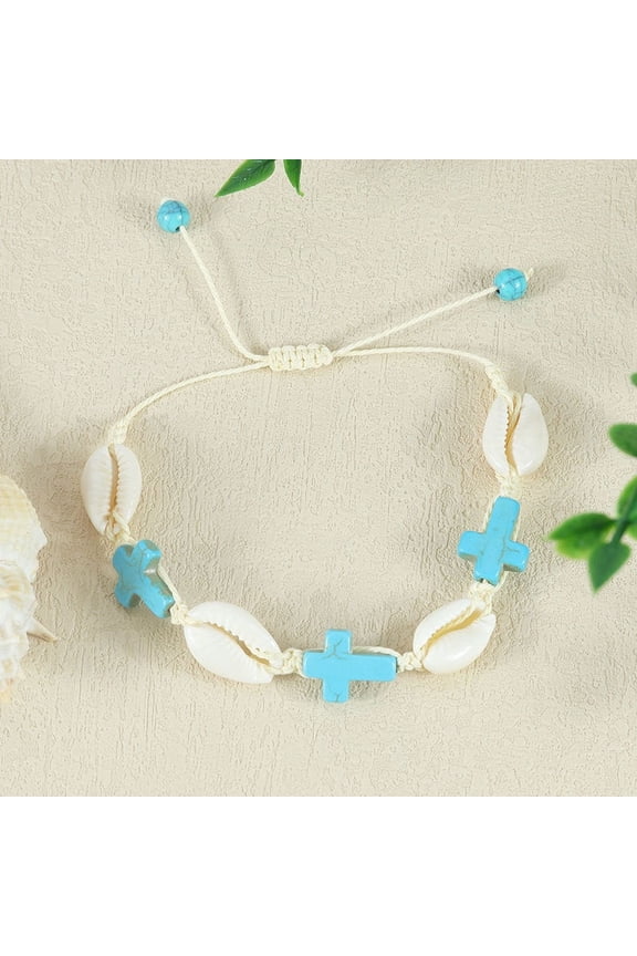 Bohemian Bracelet Sea Turtle Bracelet Sea Star Bracelet Hand-Woven Shell Bracelet Beach Bracelet Summer Beach Bracelet-Style F