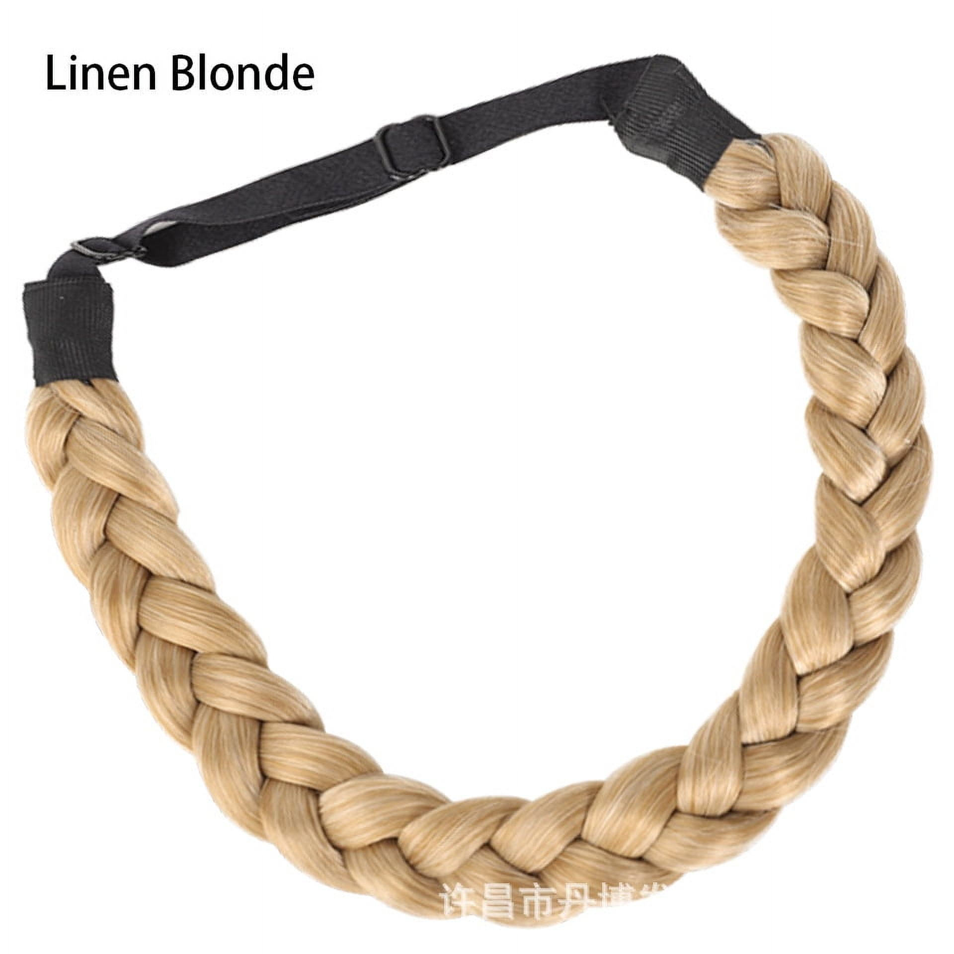 Nvzi -b Braided Headband Classic Wide Braids Adjustable  display picture 2