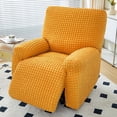 thumbnail image 1 of Nvzi -b Couch Cover Sofa Covers 1 seat Dark Yellow Reclining Chair Cover for Living Room Sofa Easy Fit Washable Furniture Sofa Protector, 1 of 4