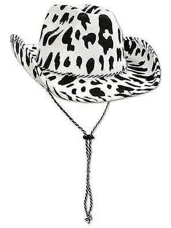 Cow Print Cowboy Hat