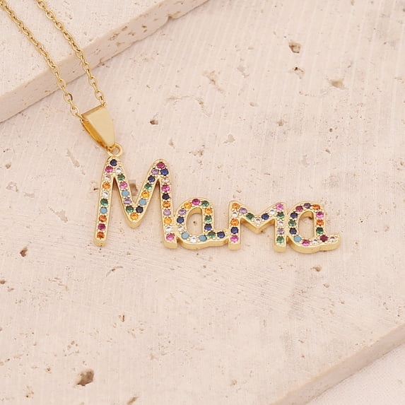 Nvzi -b Mother's Day Gift Ideas - Mothers Day Necklace for Mom Mothers Day Gifts for Mom from Son Gifts for Her Mom Gifts for Mothers Day Grandma Mothers Day Gift(E)