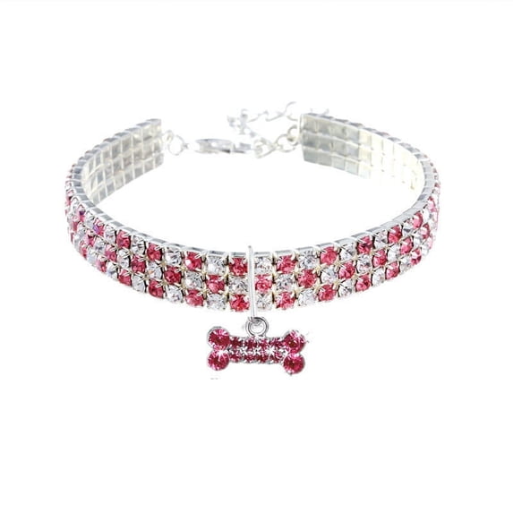 Nvzi -b Pet decoration collar necklace cat and dog accessory decoration adjustable range for Puppy Dog Collar Cat Pet Grooming Accessories,L,A06