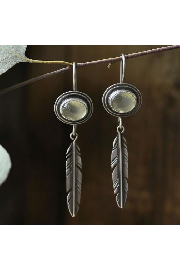 Retro New Unique Design Style Dangle Drop Earrings for Women Ethnic Bohemian Vintage Jewelry silvery