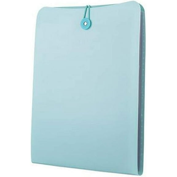 Nvzi -b Vertical Expanding Accordion Folder with 7 Pockets Paperwork Organizer Document W029USlet Briefcase Business File Organizer Bag A4 Letter Size Elastic Button Closure Green