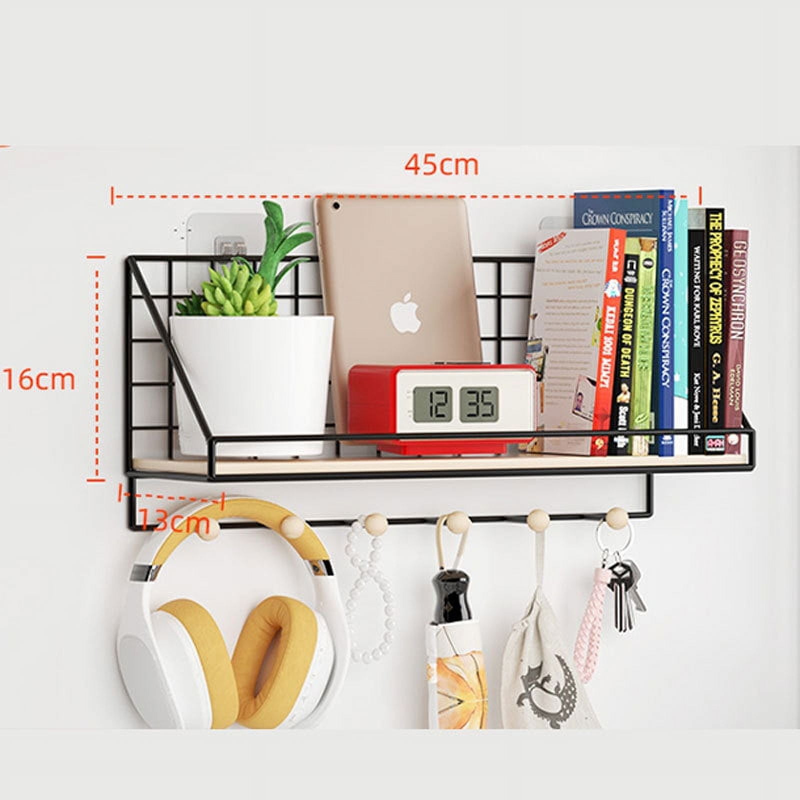 Nvzi -b nail board rack set, metal bracket, display wall organizer ...