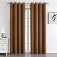 thumbnail image 1 of Nvzi brown Curtains for Bedroom, 100*200cm 1 slice, Window Curtains with Grommet Top, Easy to Install Drapes - Premium Polyester Window Blackout Curtains for Bedroom & Home Decor, 1 of 4