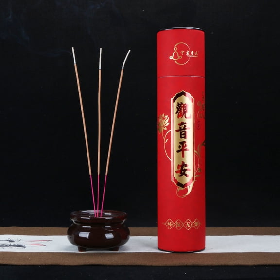 Nvzi-c 1 Box Unscented Incense Sticks 12.6 inch - 100% Natural Joss and Bamboo Blanks - Used for temple worshipSafety