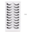 thumbnail image 1 of Nvzi-c 10 Pairs Wispy Mink Lashes Fluffy Eye Lashes Natural Look Volume Fake Eyelashes，A1025, 1 of 3