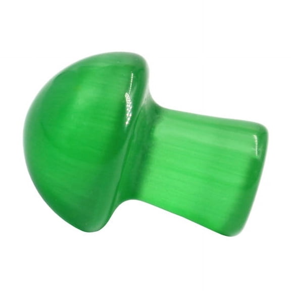 Nvzi-c 10 pieces of natural crystal mushroom ornaments mini 2 * 1.5cm green small mushroom crystal stone handicrafts desktop ornaments decoration