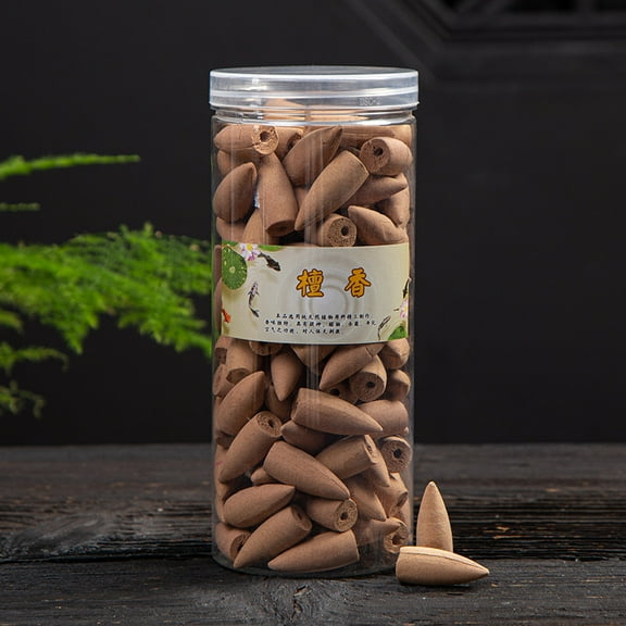 Nvzi-c 168 Pieces Backflow Incense Cones Natural Scents Waterfall Incense Cones for Spa, Yoga, Relaxation,Sandalwood