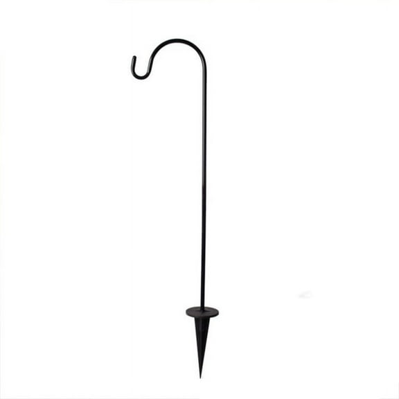 Nvzi-c 2 adjustable 72cm outdoor sheepdog hooks, small garden bird feeder bracket, heavy-duty sheepdog hook, used for garden decoration, plant hanging, lantern hanging, solar light hanging