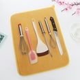 thumbnail image 1 of Nvzi-c 2Pcs Microfiber Dish Drying Mat,Ultra Absorbent Drying Mat for Kitchen Counter,11.8*15.7inch,Yellow, 1 of 4