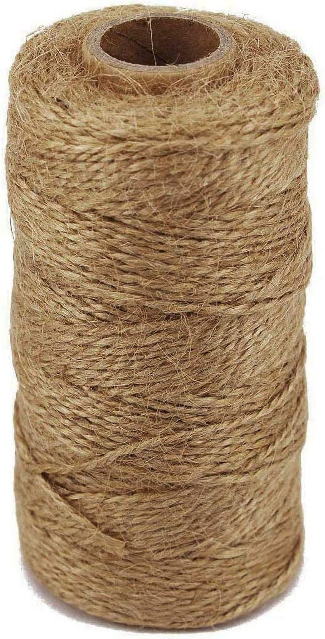 Nvzic 300 Feet Natural Jute Twine Gift Twine String Packing String