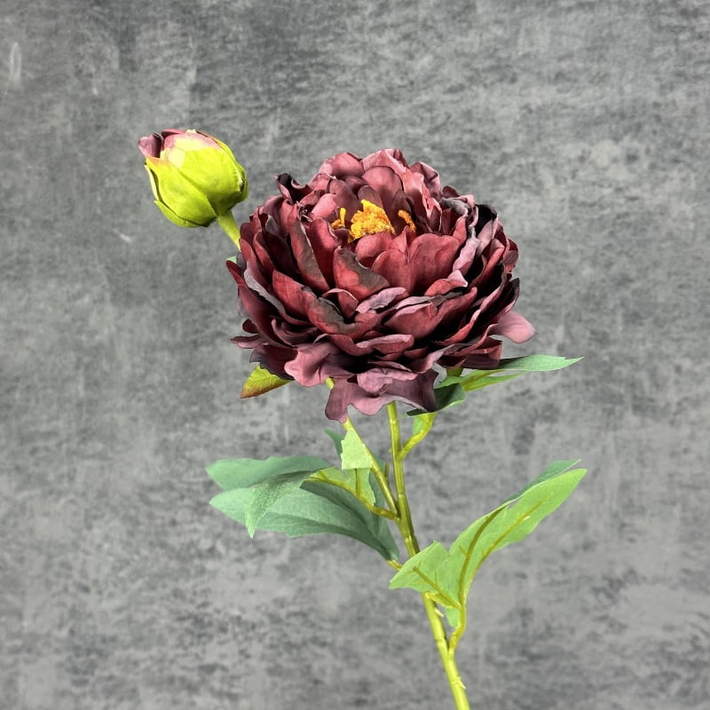Nvzic 3pcs Artificial Flowers Real Touch Fake Flowers for Home Office Wedding Decor Arrangement