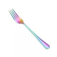 thumbnail image 1 of Nvzi-c 4Pcs Dinner Forks Stainless Steel Silverware Forks Modern Flatware Cutlery Forks-Multicolour, 1 of 4