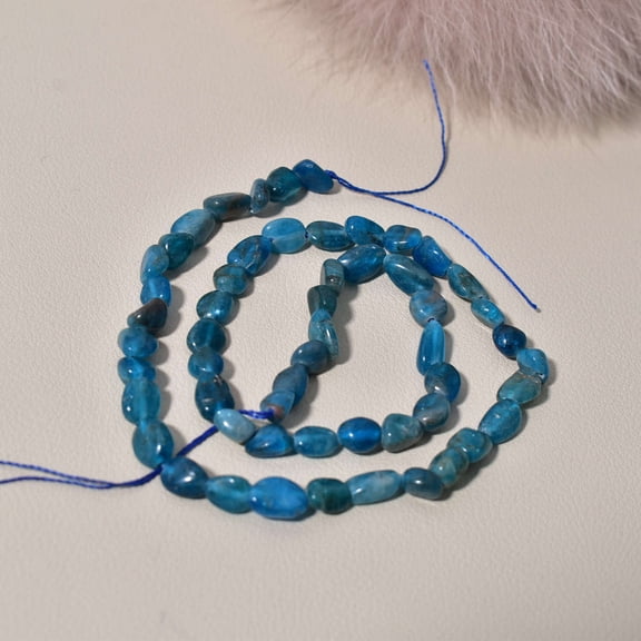 Nvzi-c 5 pieces 6 * 9mm irregular shaped natural crushed stone crystal deep blue natural stone semi-finished DIY jewelry accessories