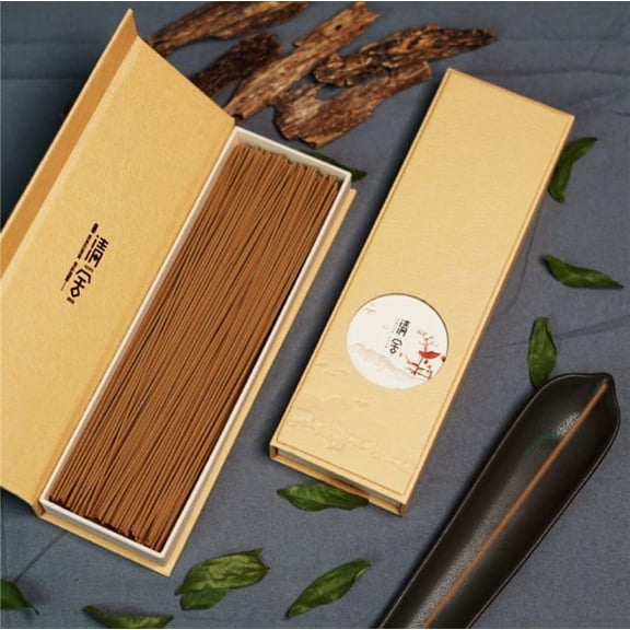 Xiao Hua 50g Natural Premium Fragrance,Joss Sticks Incense,40mins,Chinese Classic Handcraft RecipeHainan Insect Holes Agarwood A01
