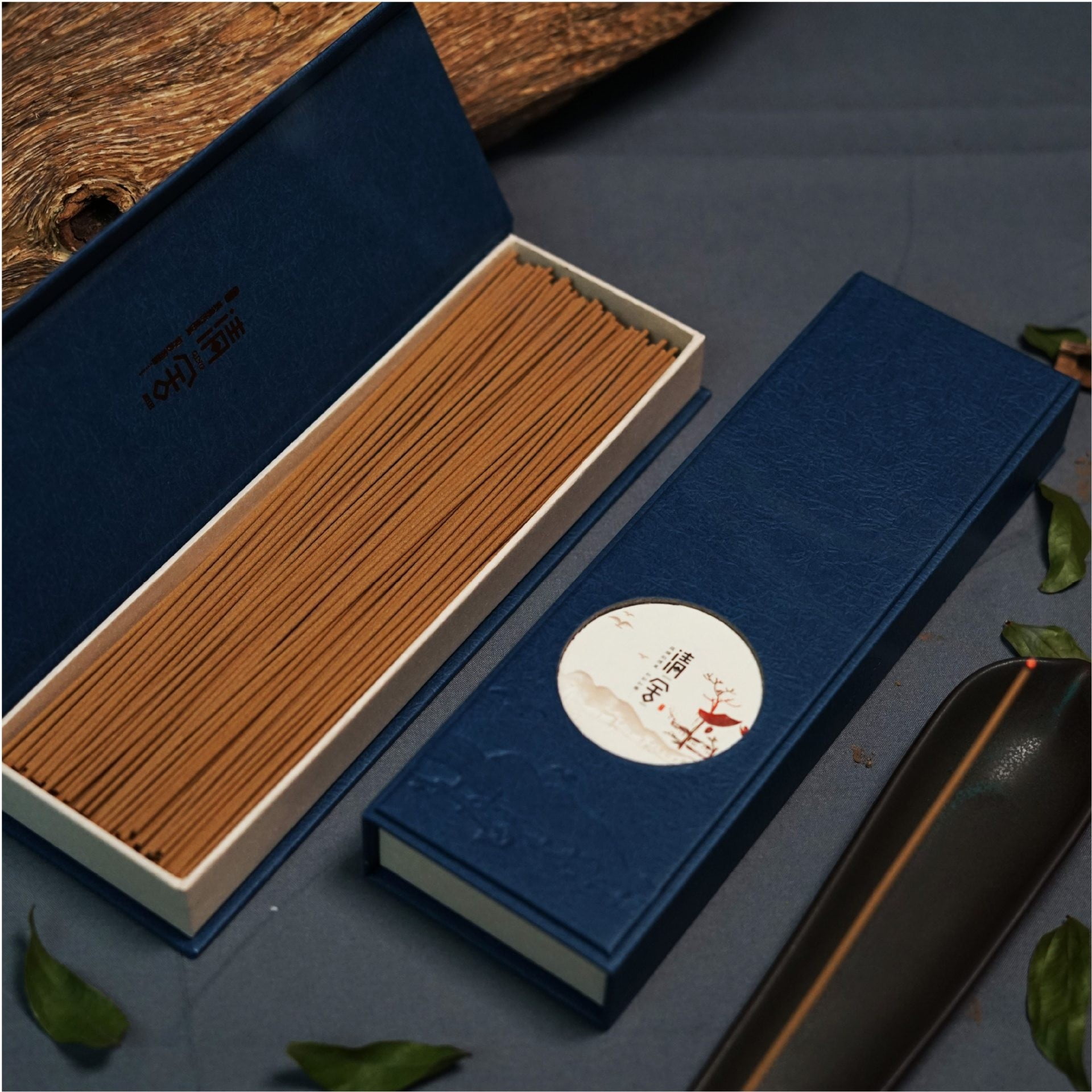 Nvzi-c 50g Natural Premium Fragrance,Joss Sticks Incense,40mins,Chinese Classic Handcraft Recipe，Hainan Insect Holes Agarwood A02