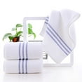 thumbnail image 1 of Nvzi-c 6pcs Bathroom Hand pure cotton Towels, Multipurpose Use as Bath Fitness, Bathroom, Shower, Sports, Towel，Handle various situations effortlessly.13.78x29.53inch (white), 1 of 4