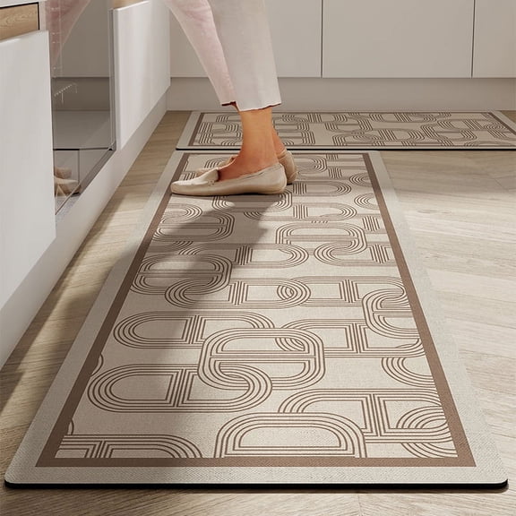 Nvzi-c Bathroom Rug Mat , Non-Slip Plush Shaggy Bath Carpet, Machine Wash Dry, Bath Mats for Bathroom Floor, Tub and Shower, Bathroom Runner Bathmat Accessories Decor 15*23inch (B)