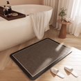 thumbnail image 1 of Nvzi-c Bathroom Rug Mat , Non-Slip Plush Shaggy Bath Carpet, Machine Wash Dry, Bath Mats for Bathroom Floor, Tub and Shower, Bathroom Runner Bathmat Accessories Decor 15*23inch (I), 1 of 4